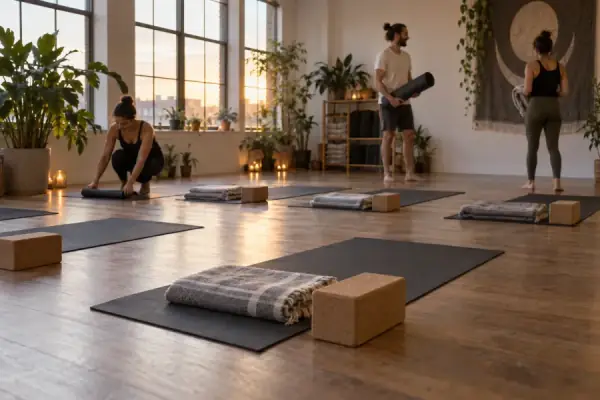A Facebook post for yoga studios written by Sociro